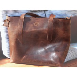 Business Tasche / XXL Shopper caramel